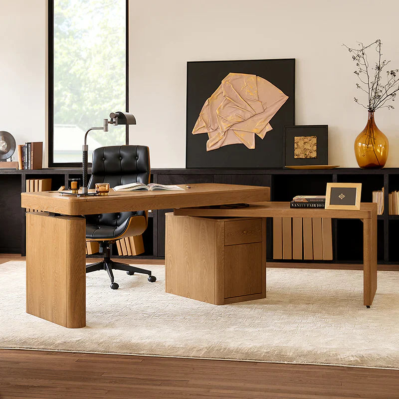 360-Degree Rotating Desk Electric Adjustable Standing Desk with Flip-Top Lid