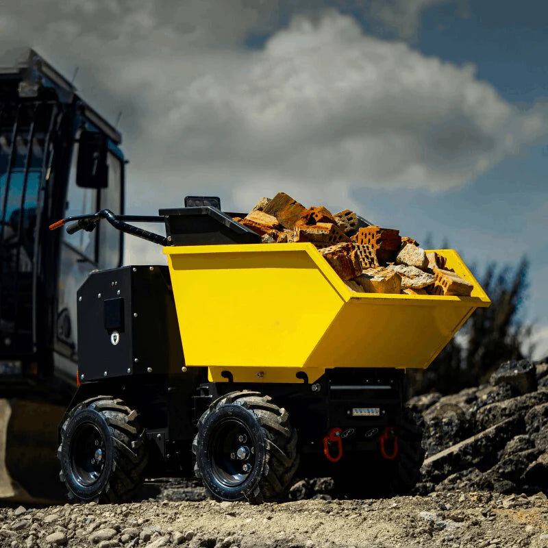 Electric 4x4 wheel barrow/dumper